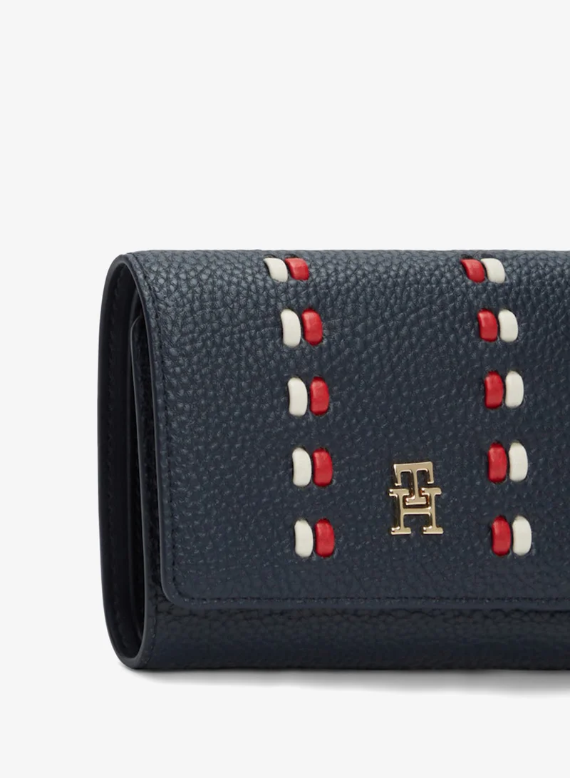 TOMMY HILFIGER  Hilfiger Icon TH Monogram Trifold Wallet for Women | Best Price UAE